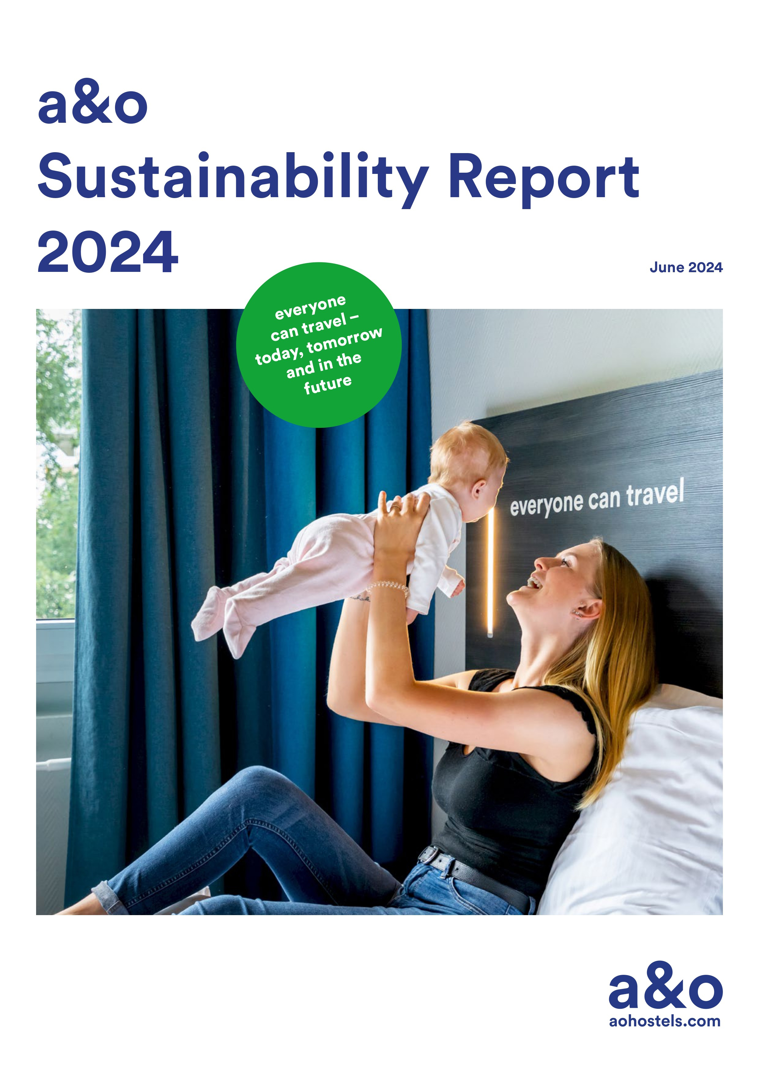 a&o Sustainability Report 2024 cover